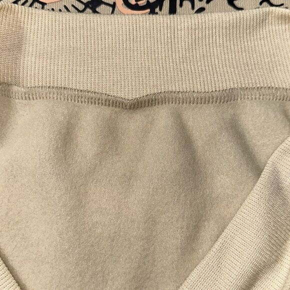 Zach Bryan XS Nude Black Orange Graphic Fleece Interior Crew Pullover Sweatshirt - Picture 11 of 11